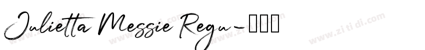 Julietta Messie Regu字体转换